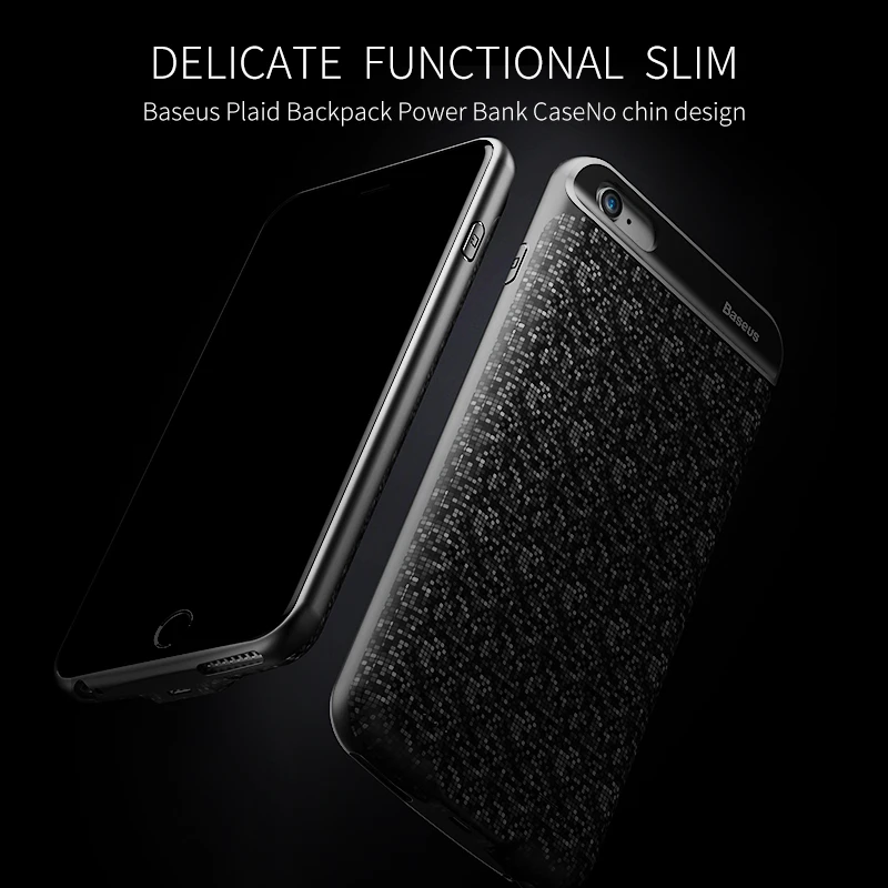 bilder für Baseus ladegerät case für iphone 7 6 s plus 2500/3650 mah power bank case ultra slim externe pack backup-batterie-abdeckung für iPhone7 bilder für Baseus ladegerät case für iphone 7 6 s plus 2500/3650 mah power bank case ultra slim externe pack backup-batterie-abdeckung für iPhone7