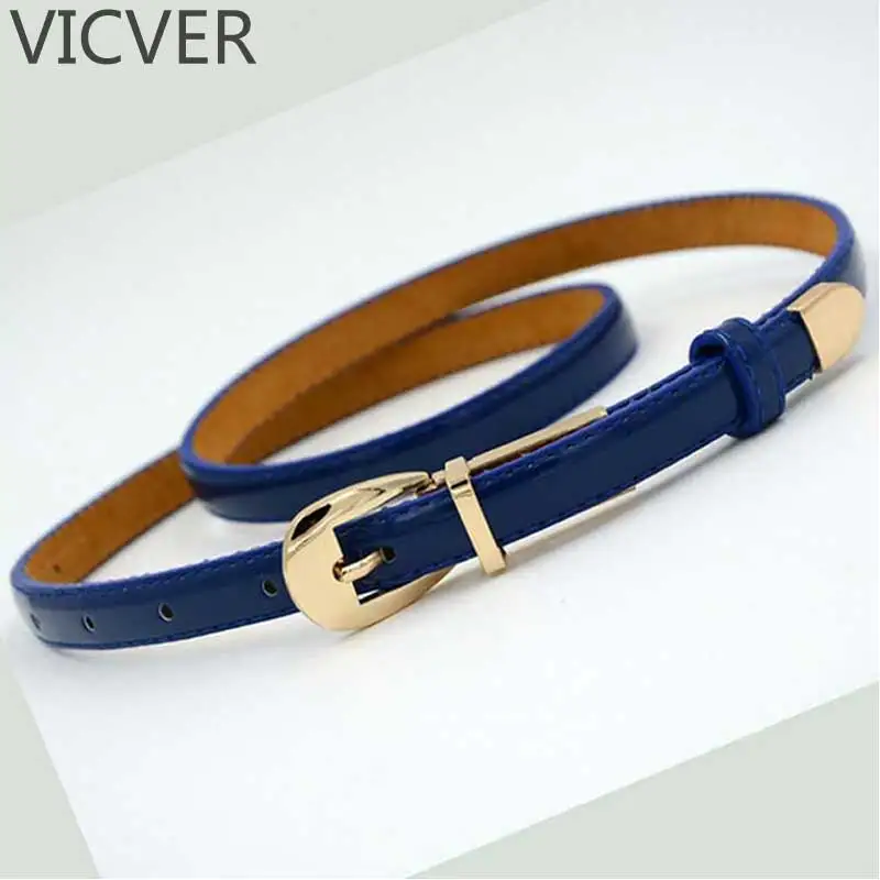 

Belts for Women Ladies Accessories Leather Belt Candy Color Metal Buckle Thin Casual Female Straps Waistband Cummerbund Apparel
