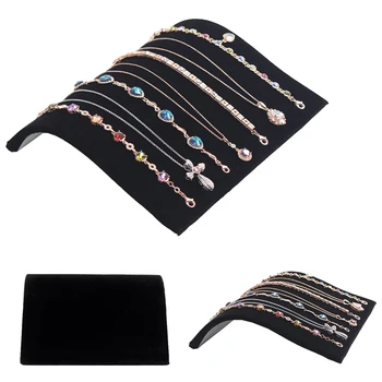 

Tier Bangle Watch Bracelet Jewellery Display Stand Quality Velvet Rack Velvet Tray