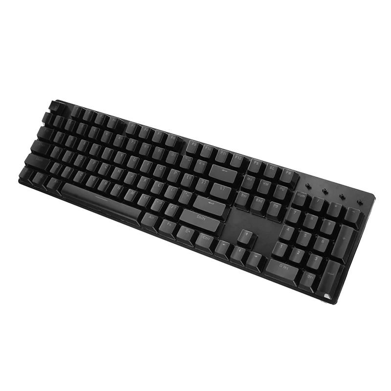 

104 Key Mechanical Keyboard Ice Crystal Keycaps Top Printed Double Shot Transparent Backlit ABS Keycaps For Gaming Keyboard