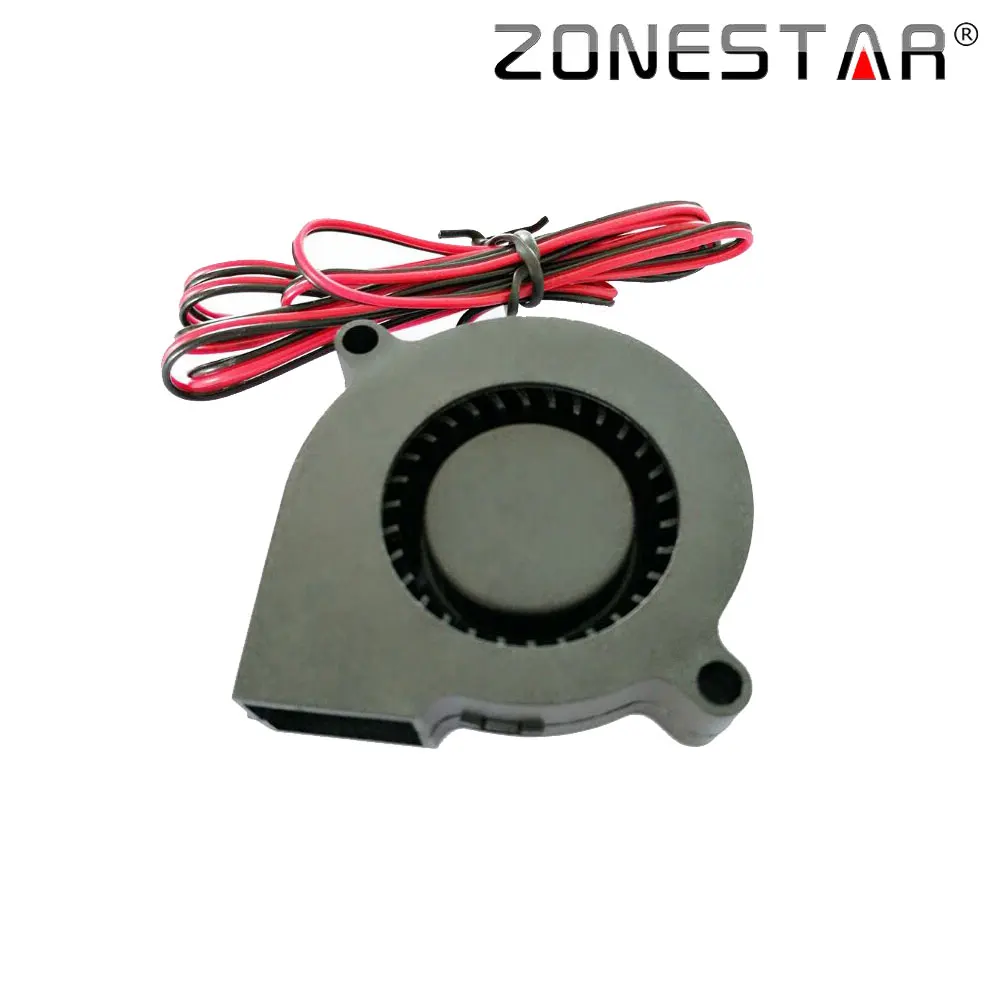 

ZONESTAR 50mmX50mmX10mm Blowing Fan Extruder Cooling Fans Printer Head Fan DC12V 3D Printer Accessories Parts