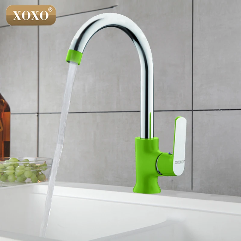 Najtaniej XOXO nowoczesny styl mody xoxo nowy mosiężny kran kuchenny ma dodatkowe 3 torneira obracanie 360 stopni cozinha mixer20021 1R