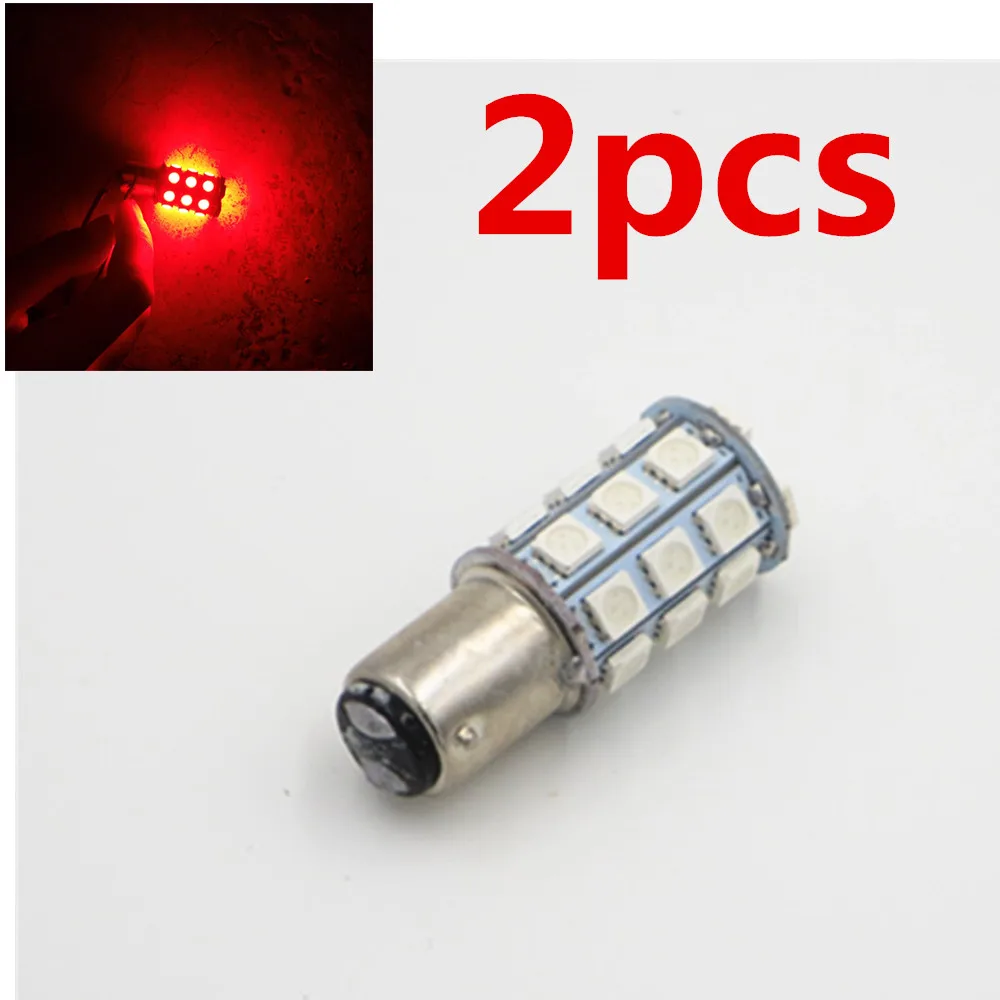 2* Yellow//Amber BAY15D 1157 60W LED Turn Light Tail Brake Stop 1142 7528 Bulb US