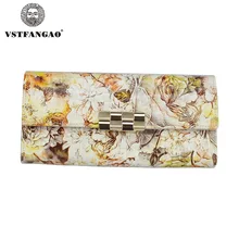 Große Kapazität Dame Party Fashion Lange Geldbörse Aus Echtem Leder Frauen Brieftaschen Weiblichen Handtasche Lässig Kartenhalter Geldbörse