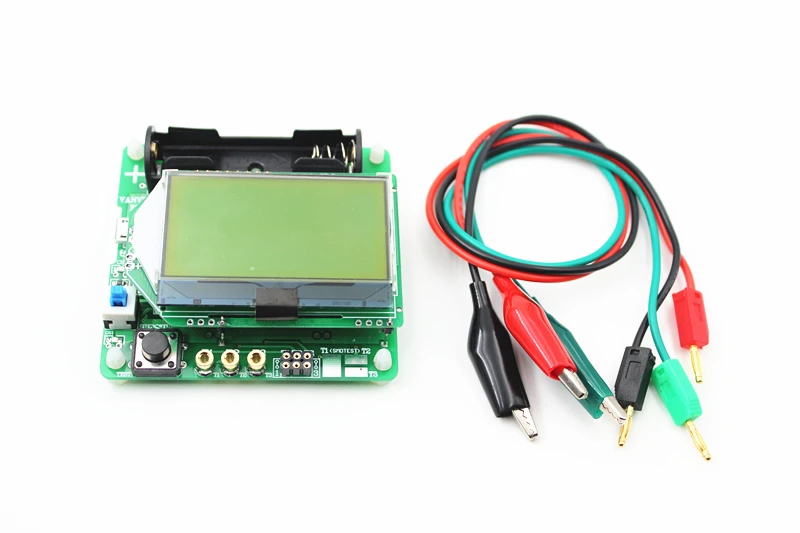 

2016 NEW LCD 12864 Mega328 Transistor Tester Diode Triode Capacitance LCR ESR Meter free shipping
