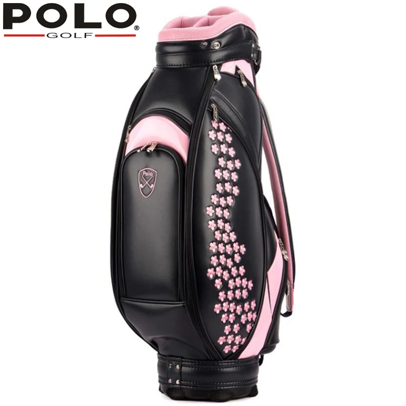 POLO Women Golf Standard Ball Package Golf Club Pu Bag Genuine Embroidery  Anti Abrasion|pu golf bag|golf club baggolf golf bag - AliExpress