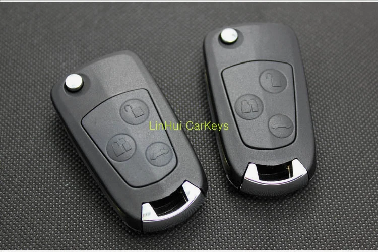 PINECONE для FORD MONDEO FOCUS FIESTA C S MAX GALAXY Key Shell 3 кнопки Uncut Латунное лезвие модифицированный пустой корпус для дистанционного ключа чехол 1 шт