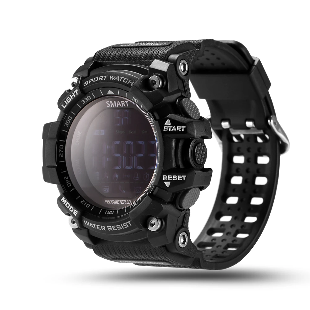 

Sports Bluetooth Smart Watch Pedometer Stopwatch Alarm Clock Long Time standby 5ATM IP67 Waterproof Fitness Tracker Smartwatch
