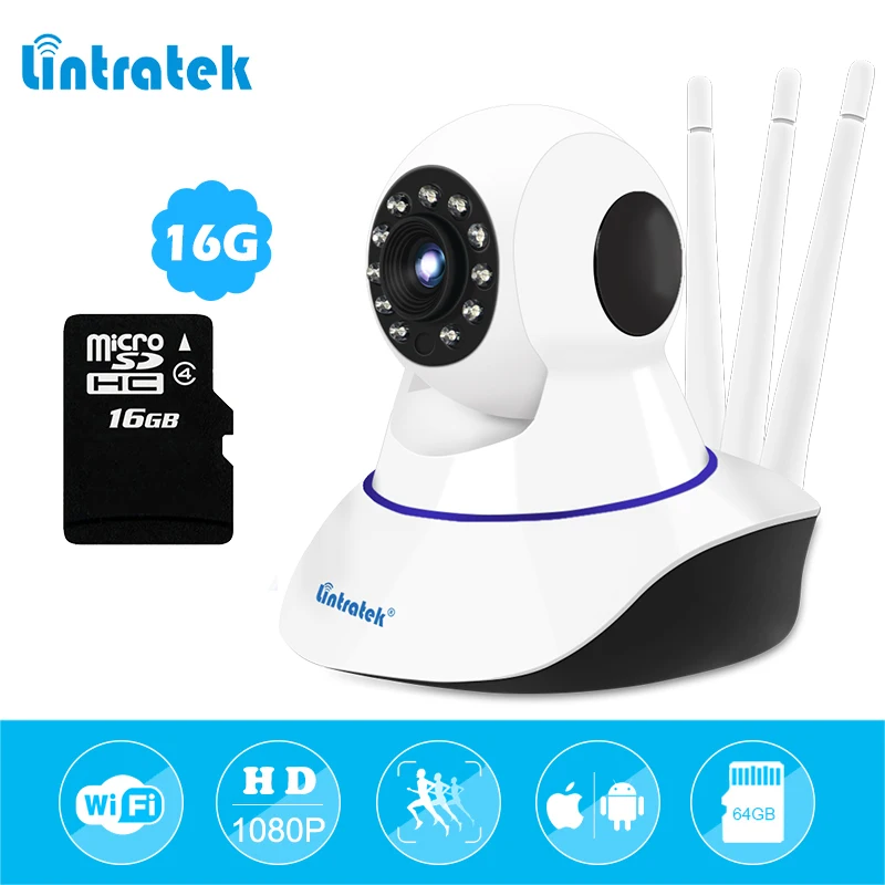 Wifi IP камера наблюдения Wi Fi HD 720P безопасности беспроводная 10m ночного видения