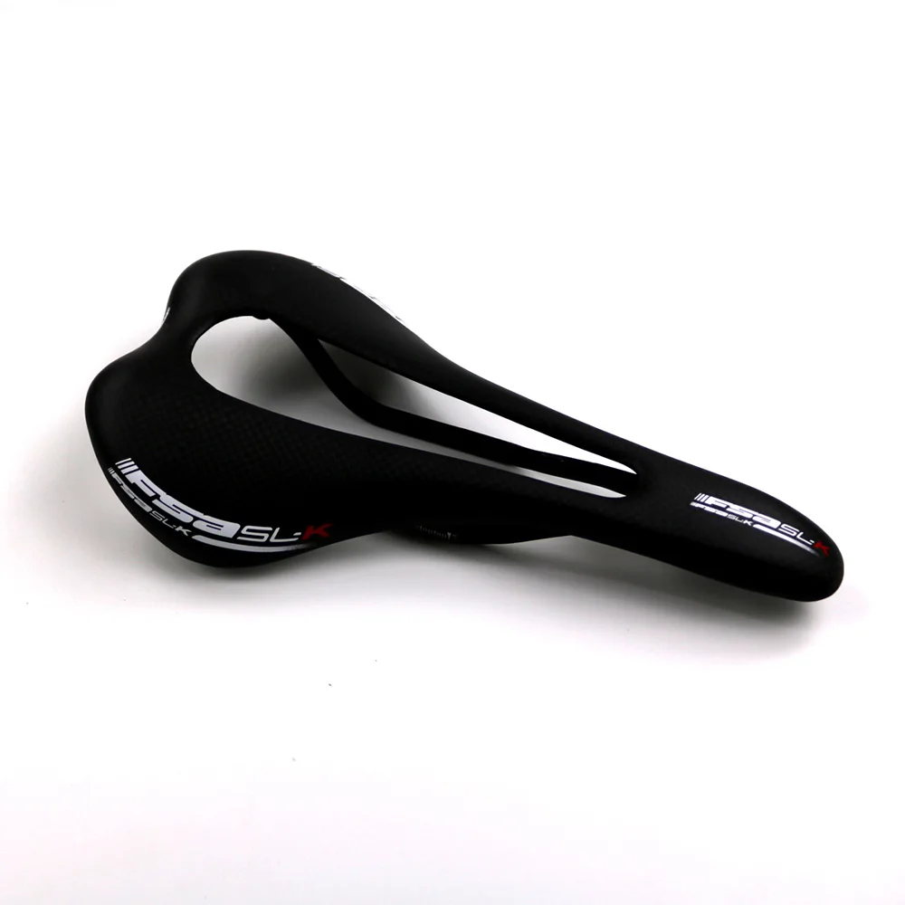 

FSASL-K Brand Bow Road Bike Mountain Road Bicycle Saddle 3K Carbon Matte Black Selle Itali Carbon Saddle Free Shipping
