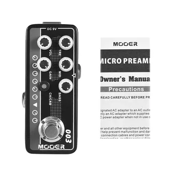 

MOOER MICRO PREAMP Series 003 Power-Zone American-style High Gain Digital Preamp Preamplifier True Bypass Guitar Effect Pedal