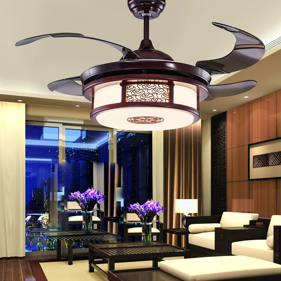 

LED Chinese Zinc Alloy Acryl wood Ceiling Fan LED Lamp.LED Light.Ceiling Lights.LED Ceiling Light.Ceiling Lamp For Foyer