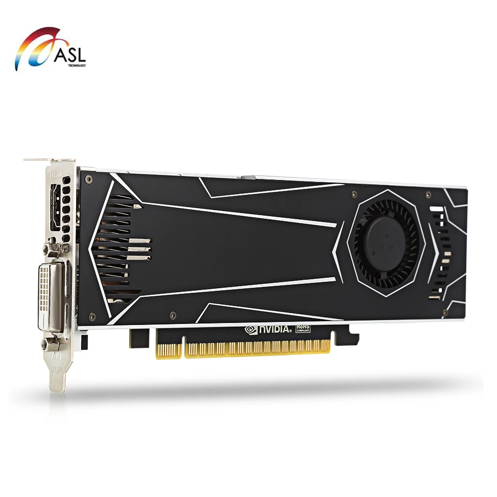 ASL G1504 Настольный Графика видеокарта NVIDIA GeForce GTX 1050 4 Гб 128bit GDDR5 HDMI/DVI 768 cudr Core 7008 МГц
