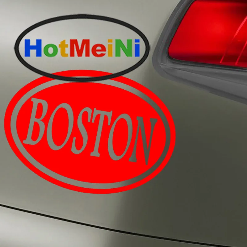 HotMeiNi 10 Color Factory Outlet Oval Shape Car Sticker