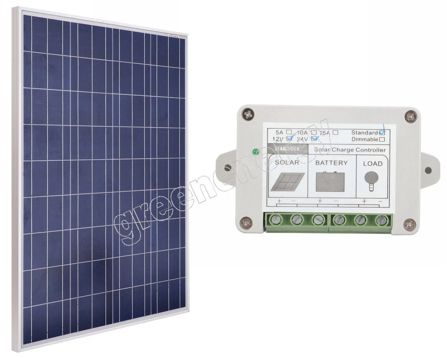 

200W WATT 200W 12V SOLAR PANEL WITH 15A 15AMP SOLAR CONTROLLER REGULATOR CHARGE