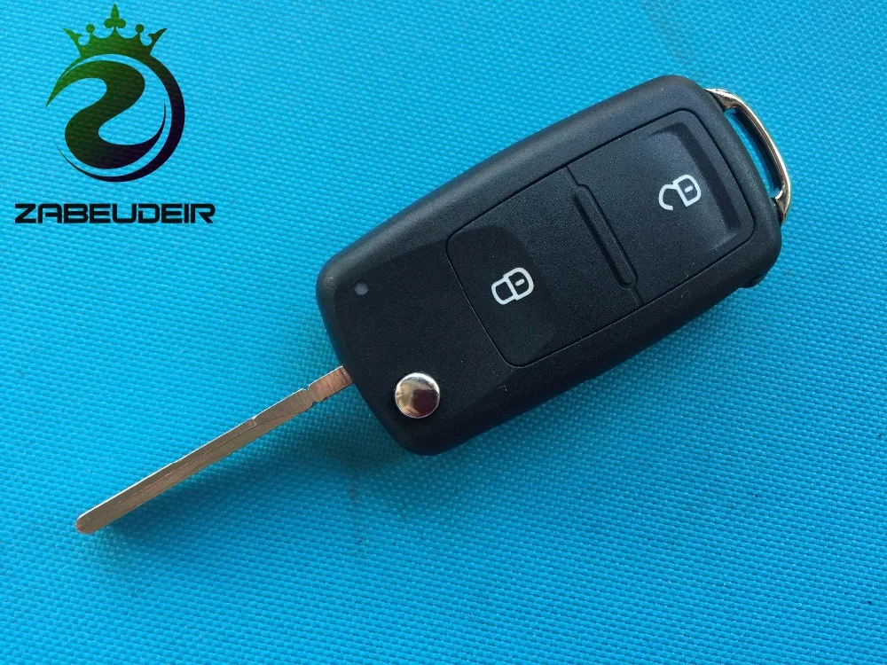 1 шт. сменный Футляр для ключей Vw Polo GOLF 2/3 кнопки дистанционного флип ключ брелок в