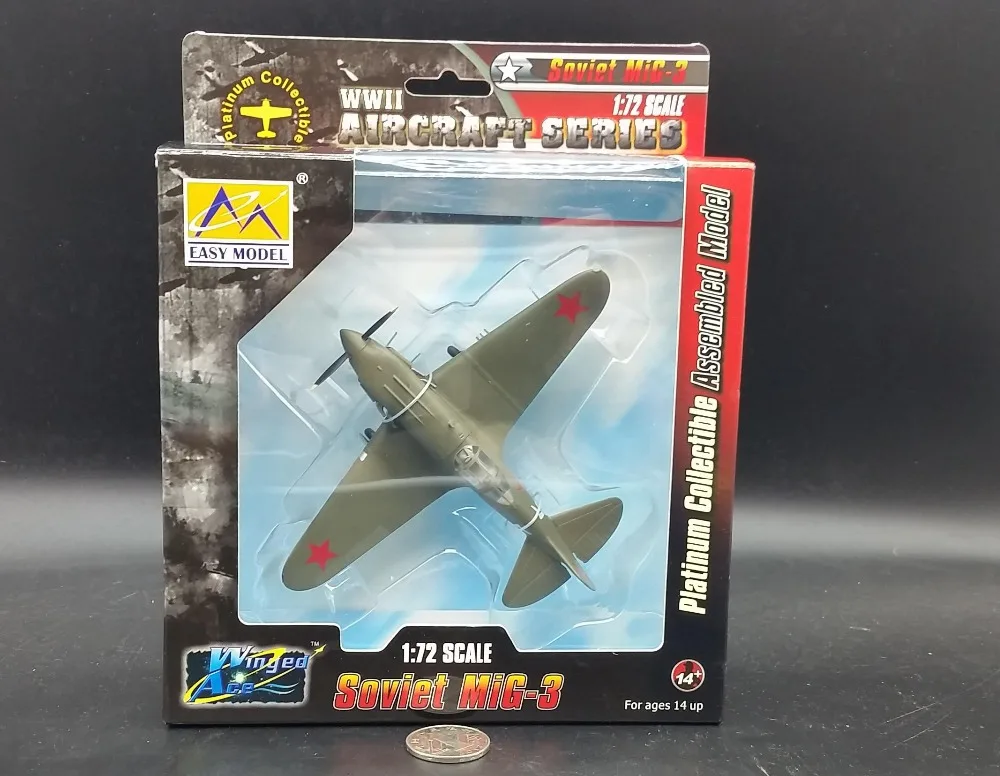 1: 72 мировая война 2 советская MIG 3 модель истребителя 1941 1942 модель коллекции Trumpeter 37225