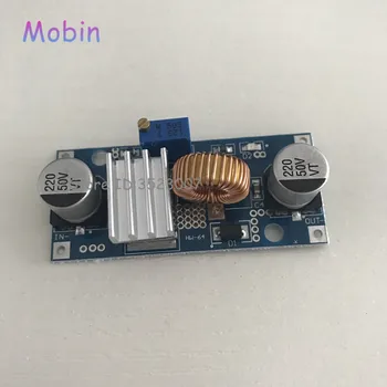 

50pcs/lot 5A XL4015 DC-DC Step Down Adjustable Power Supply Module Lithium Charger best quality Free shipping