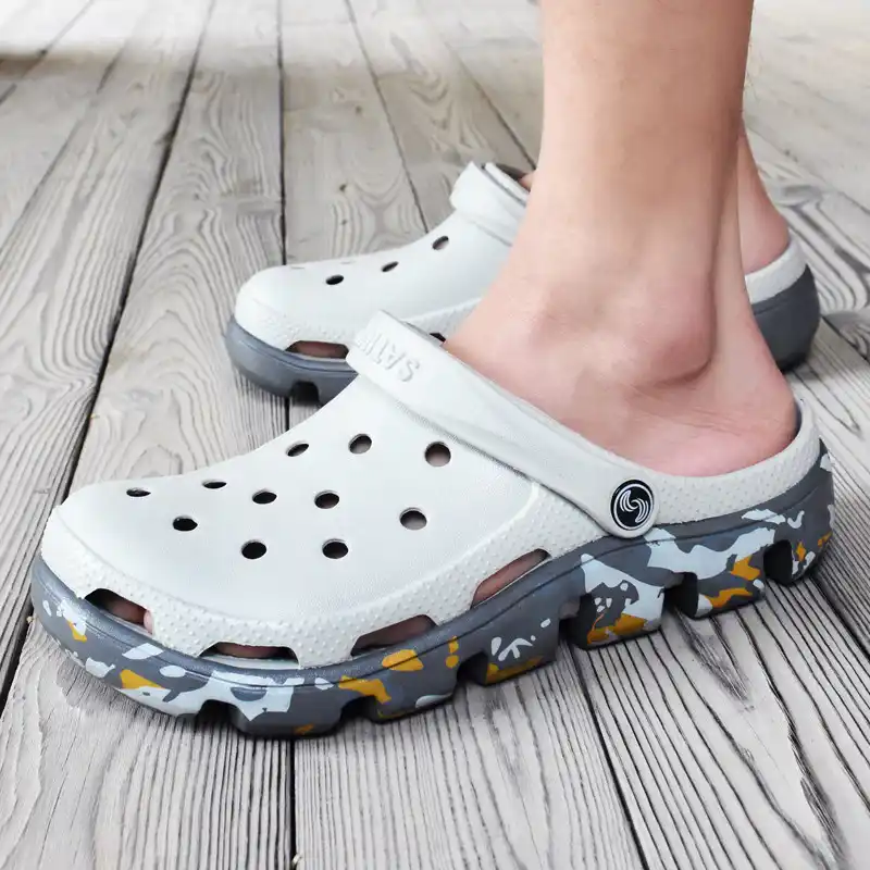 action crocs sandals