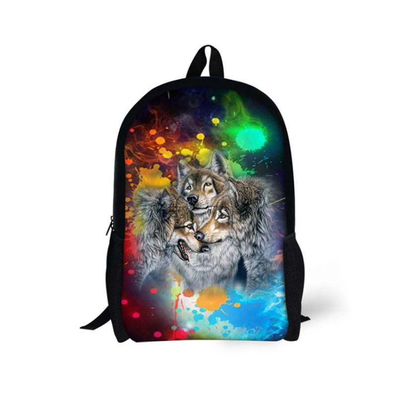 picture custom 3D photo print customized Europe and United States primary school bag men's shoulder bag campus creative backpack