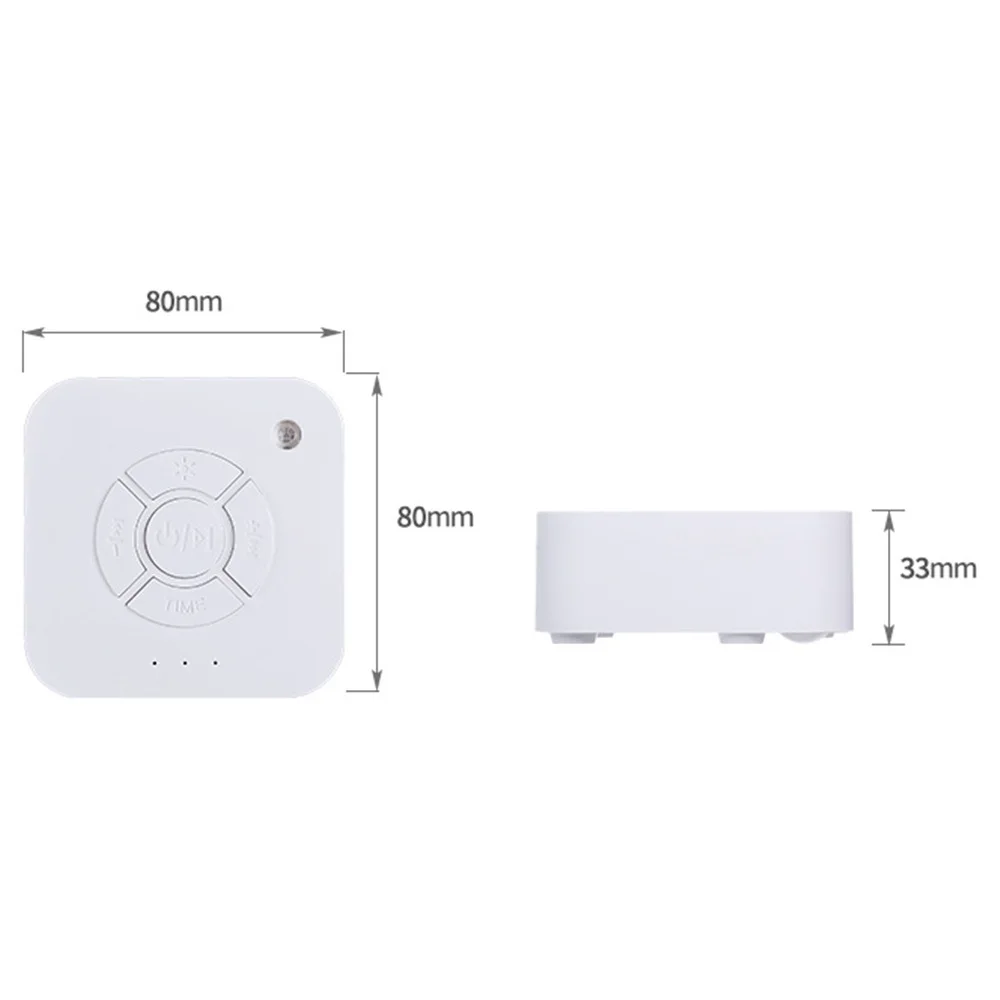 White Noise Machine Music Sleep Instrument Breathing Light USB Rechargeable Timed Shutdown Sleeping Relaxation for Baby Adults