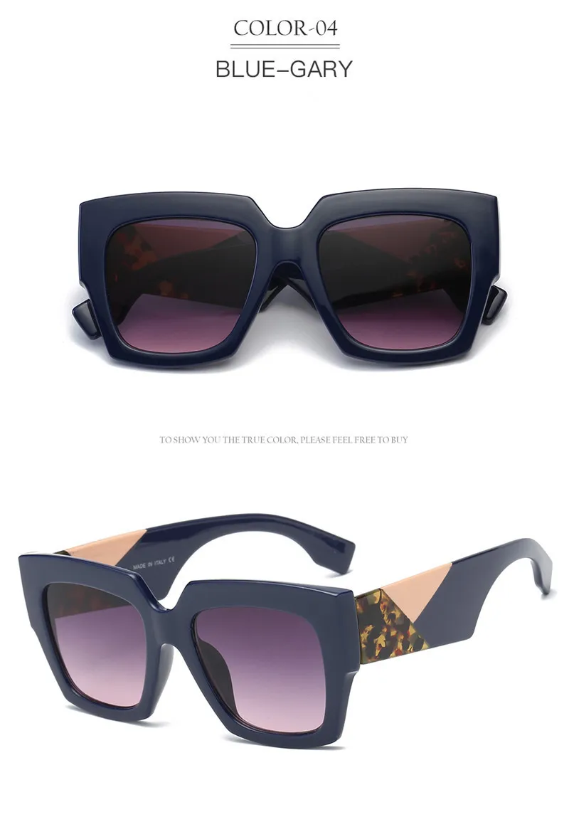 KEDI, плоский верх, негабаритные Квадратные Солнцезащитные очки для женщин, градиентные,, Летний стиль, классические женские солнцезащитные очки, женские большие квадратные очки