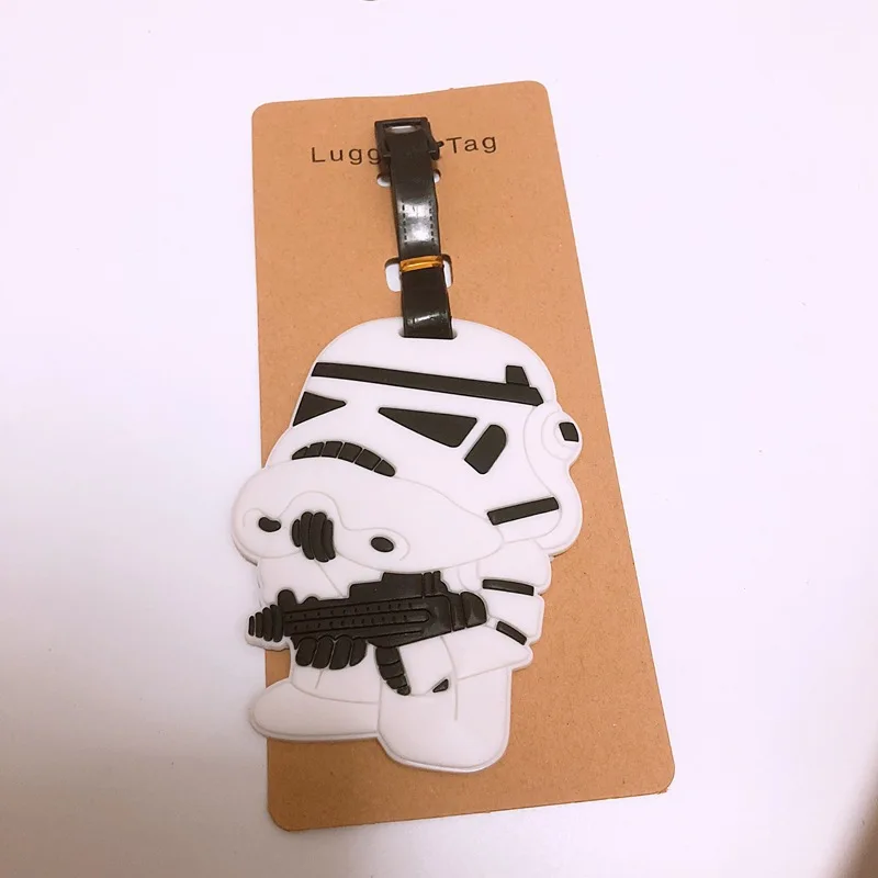 

Disney cartoon Star Wars luggage tag darth vade suit case ID Address Holder Baggage Boarding Tag portable label Silica