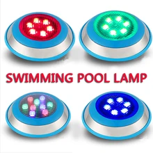 Почта Китая светильник ing6w9w12w18w27w36W54w светодиодный светильник для бассейна IP68 AC/DC12V24V светильник ing лампы RGB пруд светодиодные фонтаны лампа