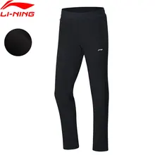 Li-Ning женские спортивные штаны для бега, 91.1% полиэстер, 8.9% спандекс, флисовые теплые спортивные штаны с подкладкой, брюки AYKN144 COND18