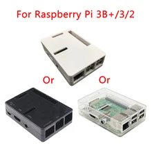 Raspberry Pi 3 Model B+ ABS Case Black White Tranparent ABS Enclosure Box Shell for Raspberry Pi 3/2