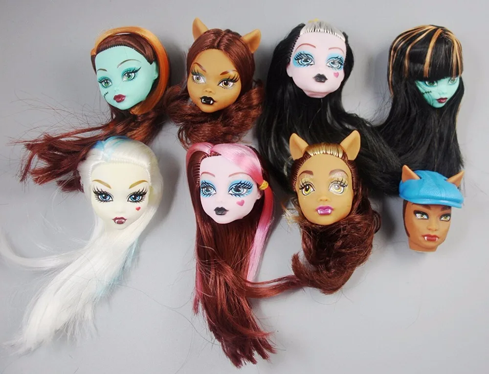 Buy Soft Plastic Practice Makeup Doll Heads For