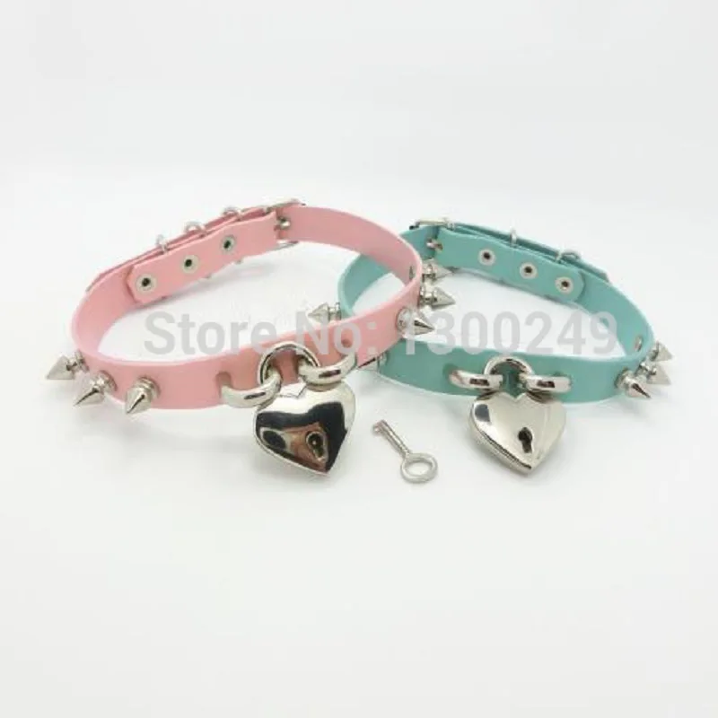 Женское Ожерелье чокер с заклепками в виде сердечек|fashion choker|punk chokerchoker fashion necklaces |