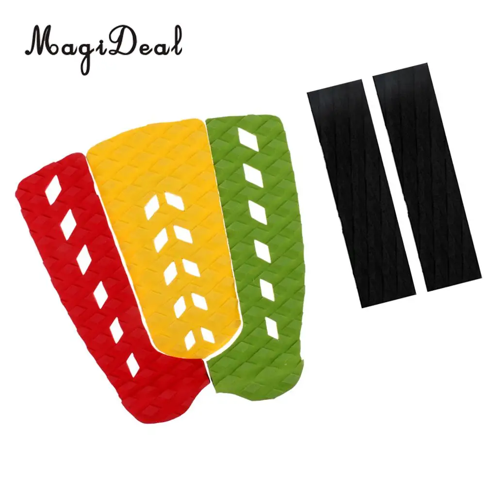 MagiDeal 5x Water-Resistant EVA Surfboard Traction Pad Tail Pad for Surfing Stand Up Paddleboard Shortboard 