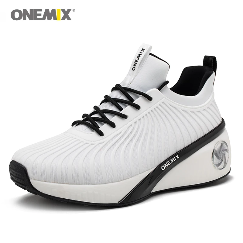 Onemix/Женская обувь для бега, увеличивающая рост; прогулочная обувь для женщин; розовые спортивные кроссовки на резиновой подошве; женская обувь