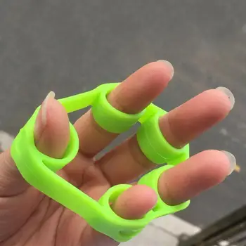 

Finger Resistance Silicone Band Exerciser PVC Hand Gripper Ring Grip Trainer Strengthener Fitness Equipment Dropshipping