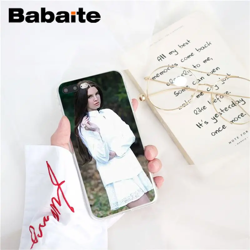 Babaite Lana Del Rey TPU Мягкий силиконовый чехол для телефона iPhone X XS MAX 6 6S 7 7plus 8 8Plus 5 5S XR 10 Чехол - Цвет: A8