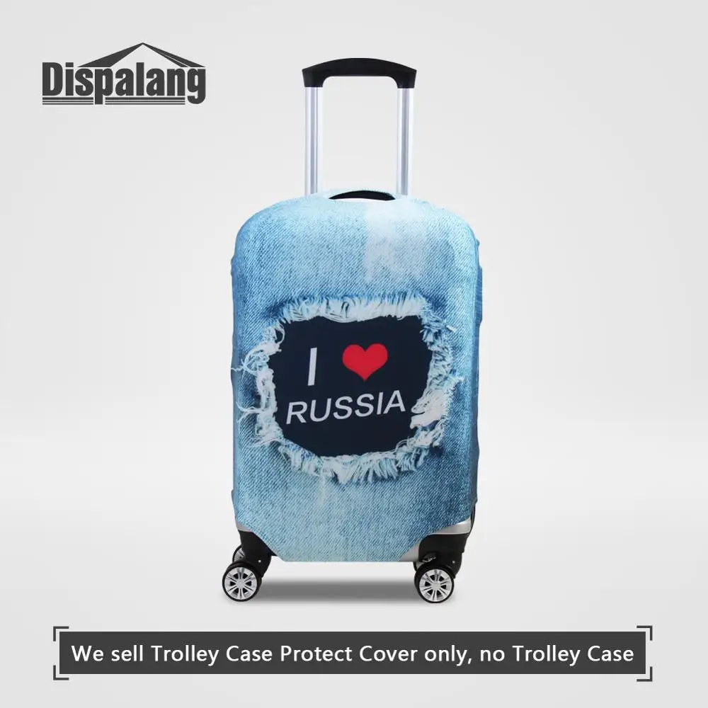 Цветной художественный стиль водонепроницаемый туристический багажный Защитный чехол с 3D принтом Эластичный чемодан защитный чехол для 18-30 дюймов Чехол
