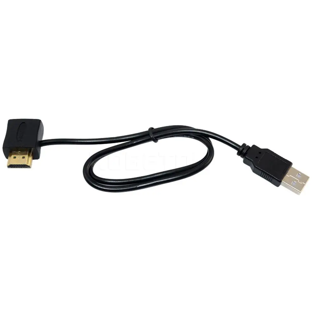 Kebidu Новый 50 см USB 2 0 HDMI адаптер Папа мама расширитель Питание соединительный
