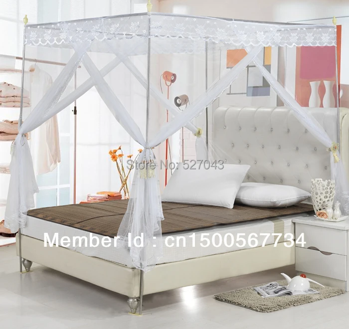 

Palace Three-door Stainless steel Landing Square mosquito nets