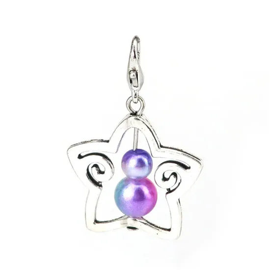 12 шт ручной работы Красочные очаровательные пластиковые бусины Милая звезда транспорт бисер Diy кулон для изготовления ювелирных изделий подарок 22547 - Окраска металла: style-10