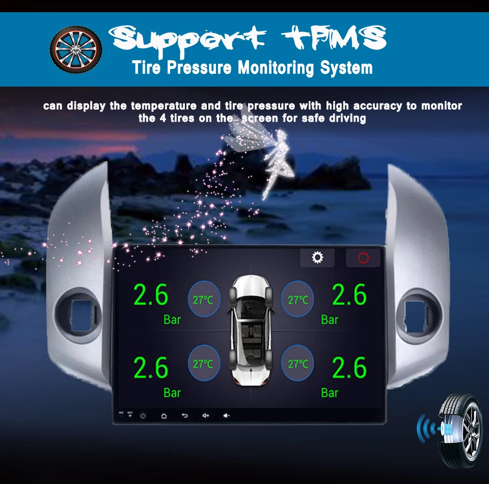 Best 1024*600 Android 9.0 car dvd player for Toyota RAV4 Rav 4 2007 2008 2009 2010 2011 2 din 1024*600 gps navigation wifi Head unit 17