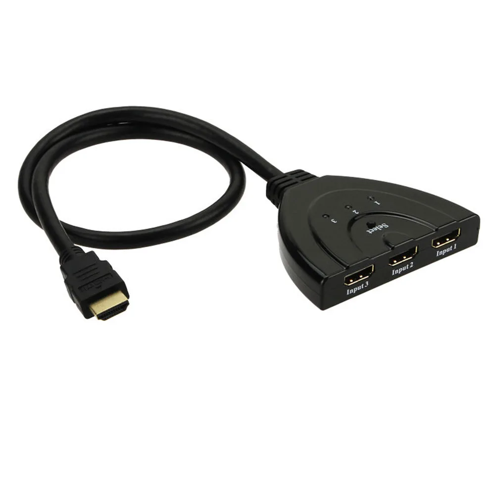 MEMTEQ 3 порта HDMI 1 1080P переключатель разветвитель для HDTV PS3 DVD Xbox One 360 Pigtail кабель