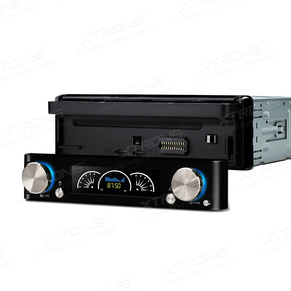Best 7" Motorized Detachable Panel One Din Car DVD Single Din Car Navigation 1 Din Car Radio with Rhythmical/Colorized LED Display 1