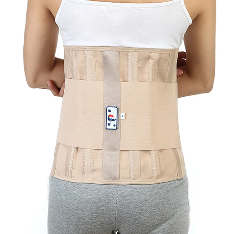 Lumbar Support Brace Back Waist Support Brace Breathable Four aluminium