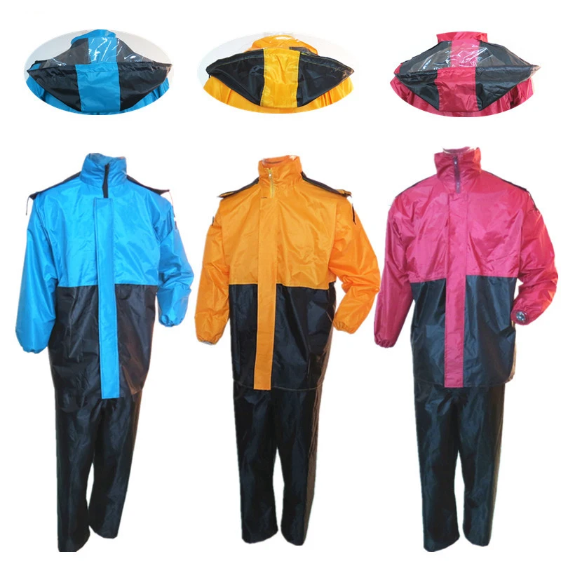 

Motorcycle/Electric Car Thicken Universal Adult Split Rain Coat for Outdoor Riding Fashion Women Rain Poncho YY089