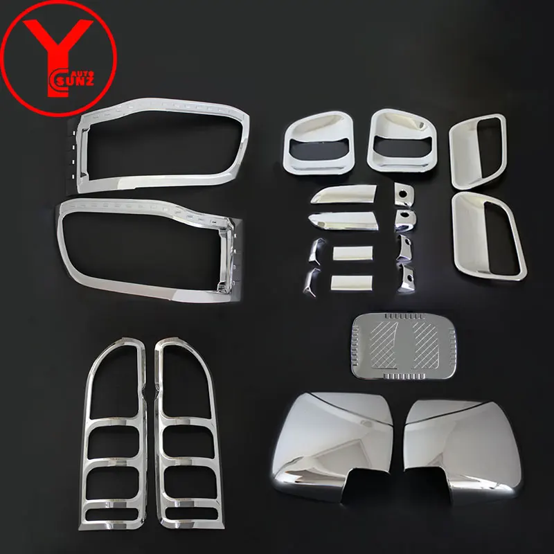 YCSUNZ chrome body kits For toyota hiace van 2012 2013 2014 2015 accessories ABS car parts light do