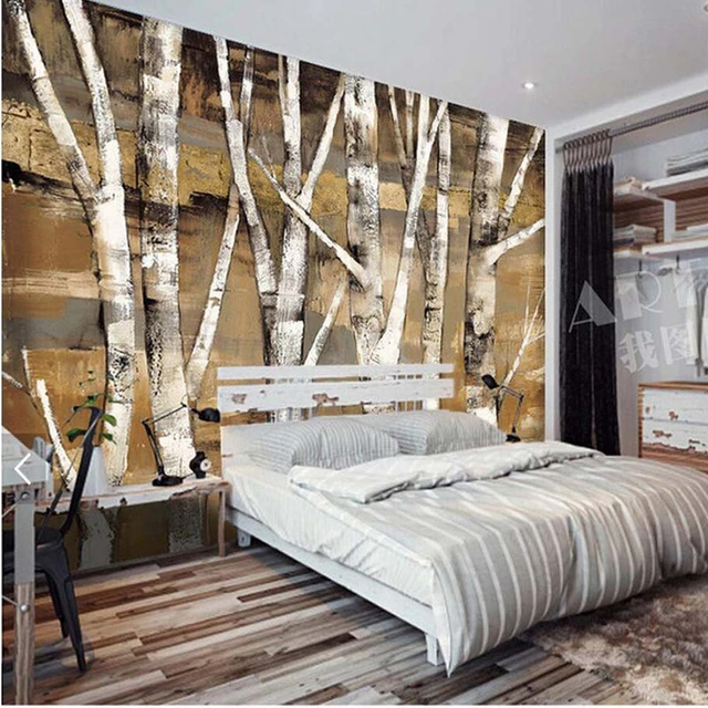 Birch Tree Wallpaper Bedroom