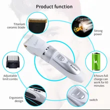 Волосы Kemei триммер сильная машинка для стрижки волос режущий Набор Уход за телом с направляющими расчески для мужчин детская стрижка Керамическая форма лезвия