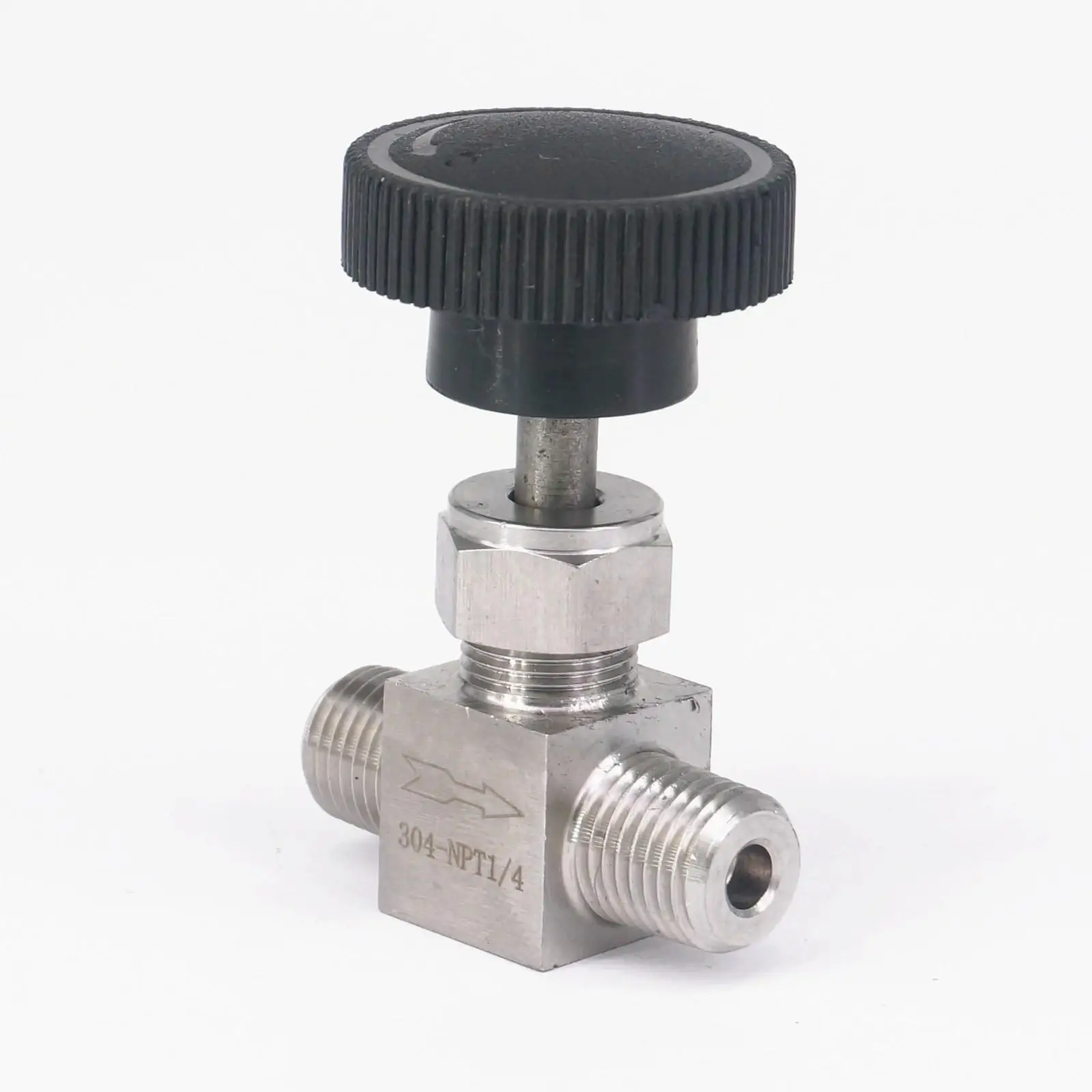 1/4 &quotNPT Мужской игольчатый клапан 304 контроль расхода воды газа и масла из
