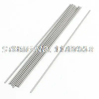 

10pcs High Speed Steel CNC Round Rod Shaft Silver Tone 100mmx1mm